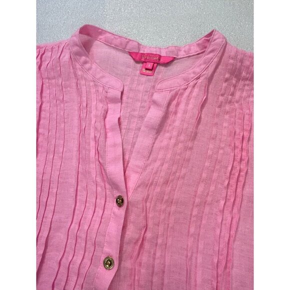 Lilly Pulitzer Sarasota Tunic Top in color Mandevilla Baby Small - Picture 5 of 6